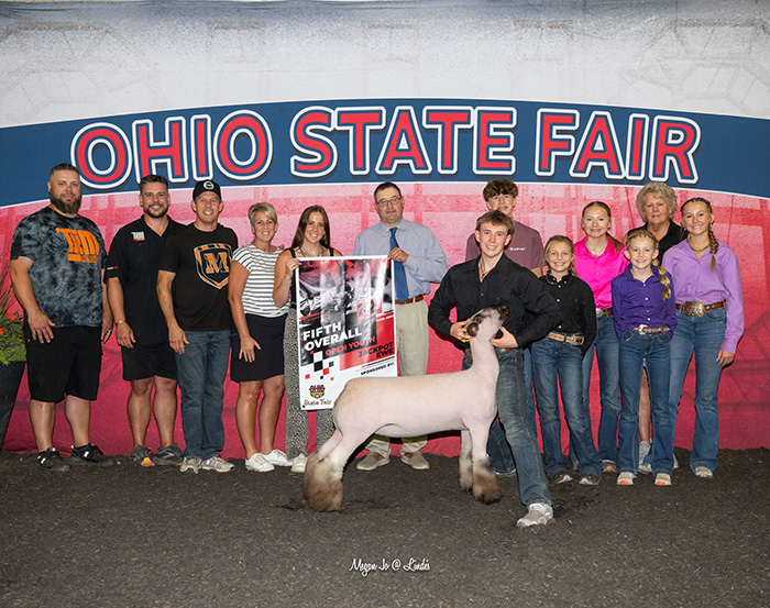 Fifth Overall Ewe 2025 Ohio State Fair Fifth Overall Ewe<br />
2025 Ohio State Fair